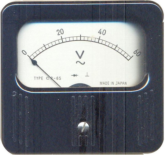 Kyoritsu Spannungsmesser Elektrische Messgeräte Analoger Monophasen SD60/0-60V