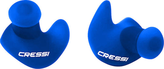 CressiSub Ωτοασπίδες Σιλικόνης για Κολύμβηση σε Μπλε Χρώμα DF202020 2τμχ
