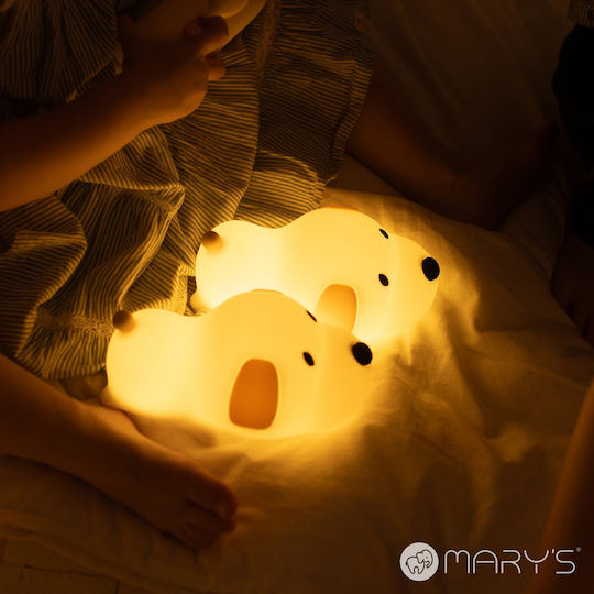 Mary's LED Детско Декоративно Осветление Бял 16x9x16εκ.
