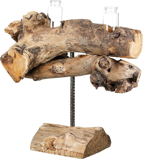 ArteLibre Decorativ de Spațiu Bangkok din Lemn 25x11x25cm 1buc
