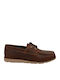 Crafton Bay Men's Leather Boat Shoes Brown