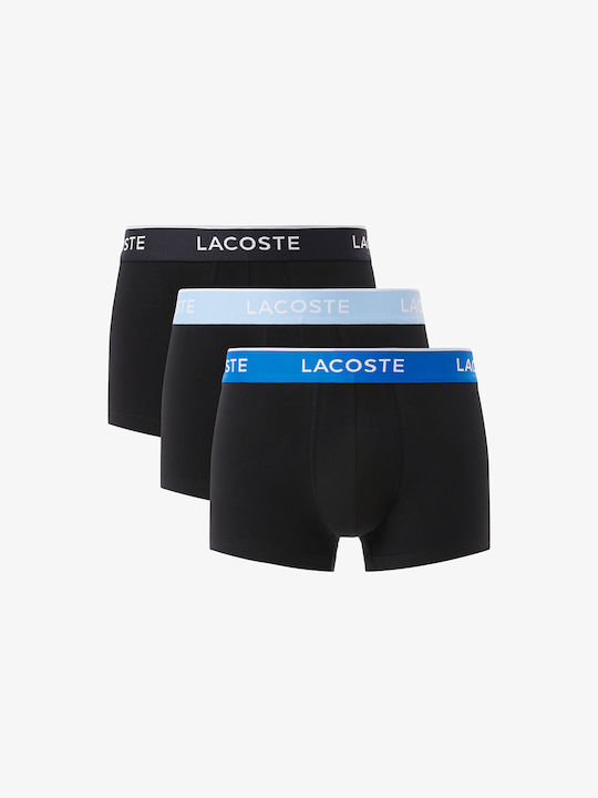 Lacoste Herren Boxershorts Black 3Packung