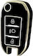 Tru Protective Key Case for Citroen-Peugeot Cars 3 Buttons
