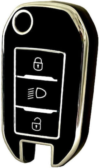 Tru Protective Key Case for Citroen-Peugeot Cars 3 Buttons