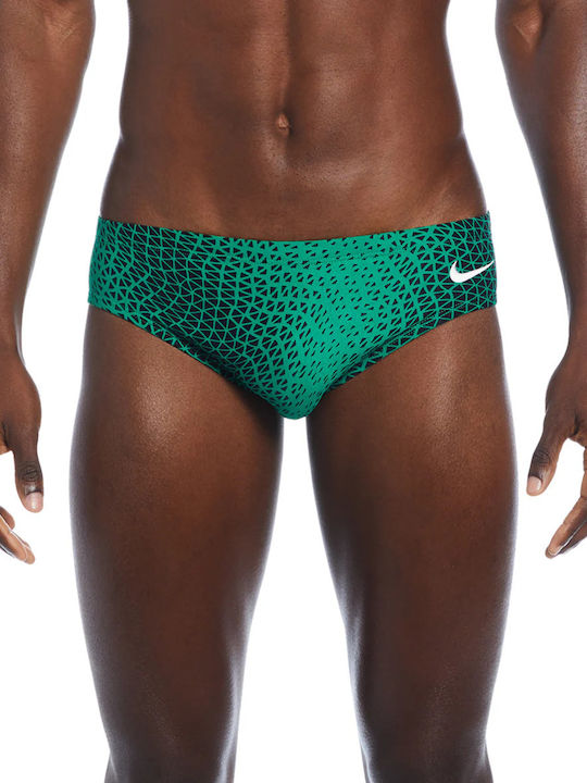 Nike Hydrastrong Мъжки Бански Слип Зелен