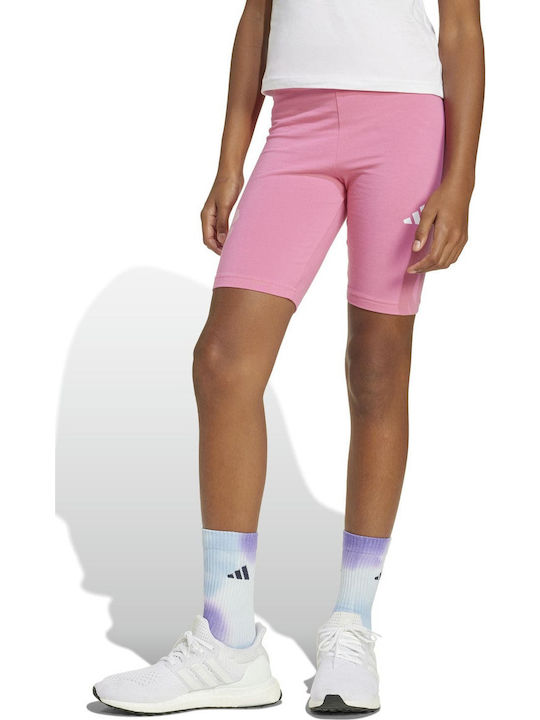 Kids Leggings Sports Short Pink Seasonal Essentials Flower