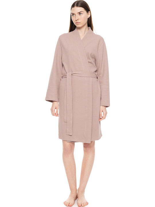 Pink Label Winter Damen Robe Dusty Pink