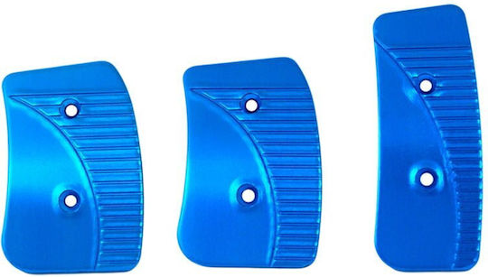 Autoline Set de pedale Autoturism Universal Aluminiu Albastru 3buc