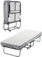 Faltbett mit Matratze 12,7cm Einzel Schwarz 190,5x78,74cm