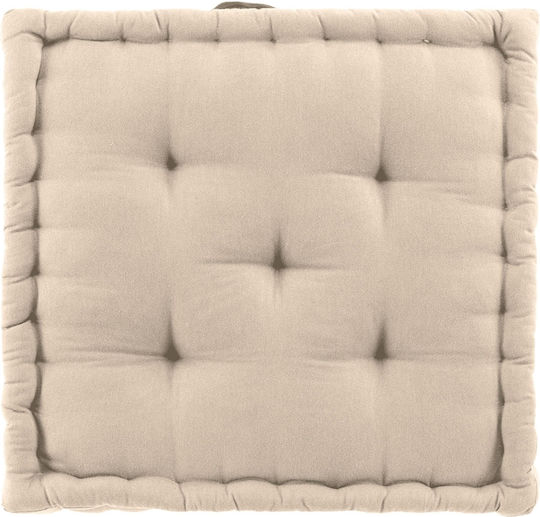 Atmosphera Sofa-Kissen Twily Douceur D'intérieur Aus 100% Baumwolle Beiges 50x50cm