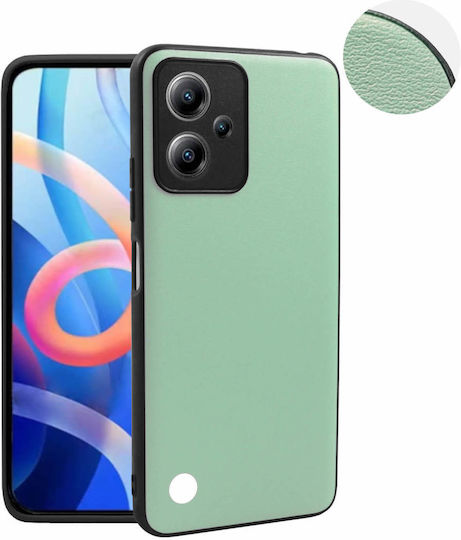 Bodycell Vegan Cover Umschlag Rückseite Grün (Xiaomi Note 12 5G, Poco X5 5G)