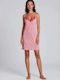 Pink Label Sommer Damen Nachthemd Cherry Blossom
