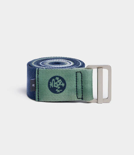 Йога лента Manduka Align Blue Toad 304см X 4.4см