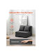 Multifunctional Bean Bag Sofa Dark Gray 186x73x15cm
