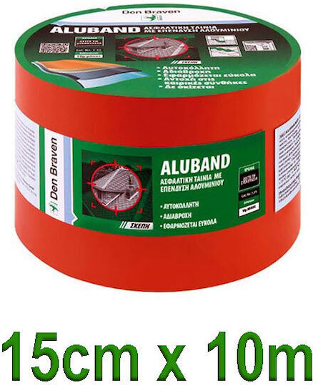 Bostik Den Braven Aluband Bitumenmembran Rot mit Aluminiumbeschichtung 200427