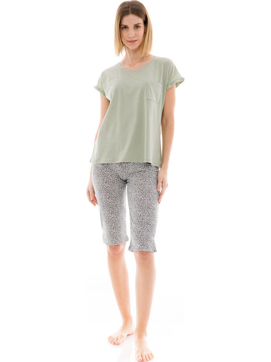 Pink Label Set Pijamale pentru Femei Aqua