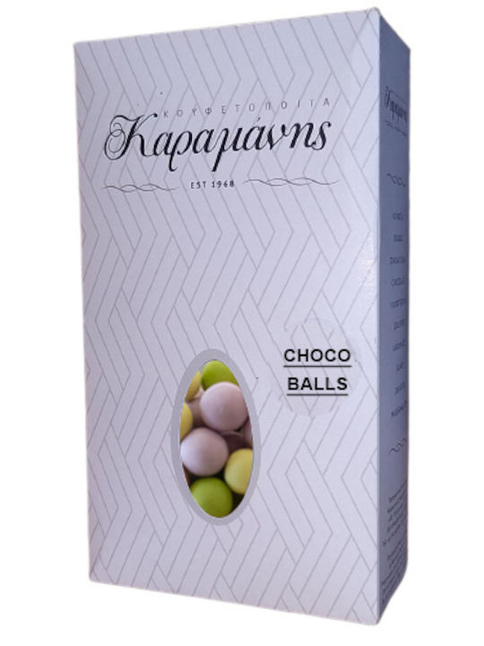 Karamanis Choco Crispy Jordan Almonds Multicolour 250gr