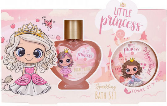 Accentra Παιδικό Αφρόλουτρο Little Princess με Φράουλα σε Μορφή Gel 80ml & Μαγική Πετσέτα