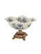 Iliadis Floral Decorative Bowl White 32x20x20cm