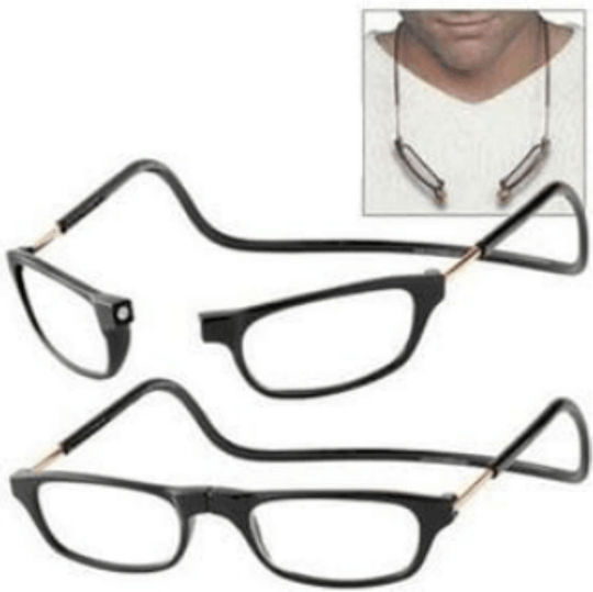 Reading Glasses +3.00 with Magnet in Black color 20.4957-5