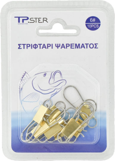 Tpster Agrafe Pescuit 6# 34mm 10buc 38118