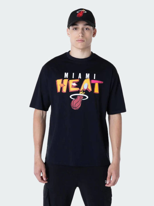 New Era Nba Αθλητικό T-shirt Black
