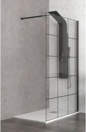 Karag Διαχωριστικό Ντουζιέρας 40x200cm Serigrafato