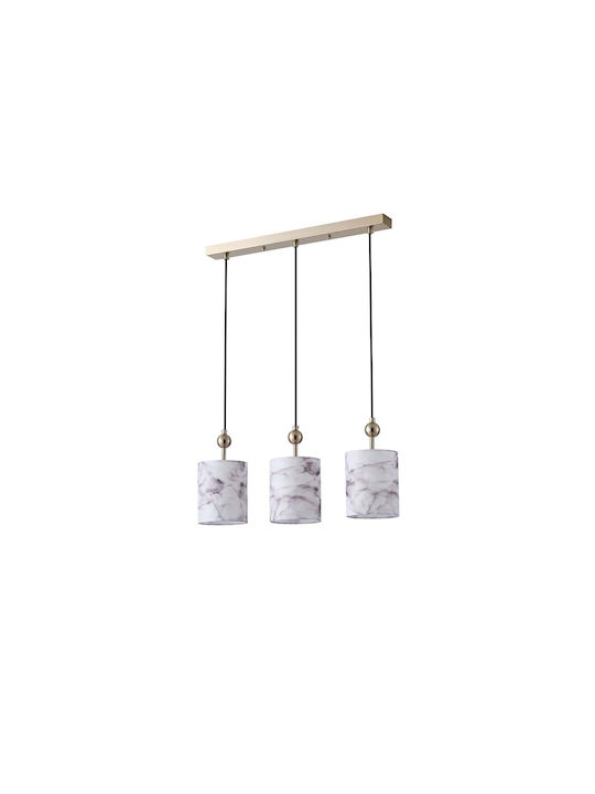 Eurolamp Verona Κρεμαστό Φωτιστικό Χάλκινο με Ντουί E14 57x13x100εκ.