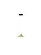 Eurolamp Chroma Ceiling Light Green Bell with E27 Socket 18x114x114cm
