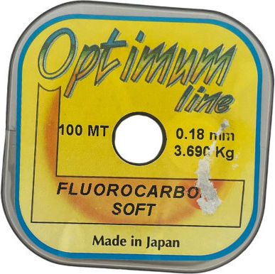 Fir de pescuit moale din fluorocarbon Optimum 100m transparent 0,46mm