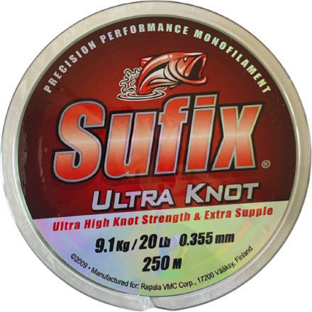 Sufix Ultra Knot Angelschnur 250m Grün 0,355mm