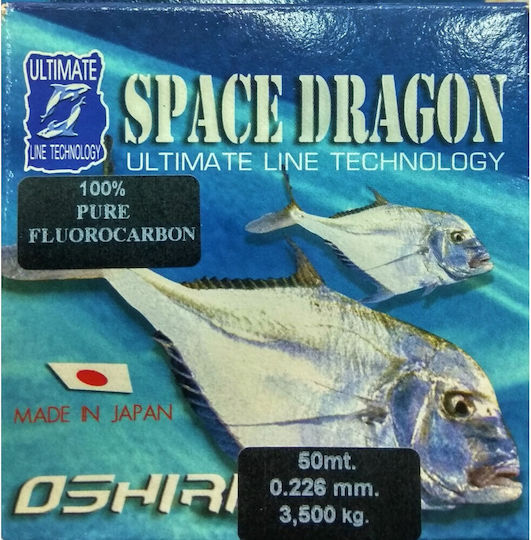 Oshiri Space Dragon Angelschnur 50m Transparent 0,343mm