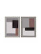 Decorative Paintings Set of 2 Pieces 50x3.8x70cm