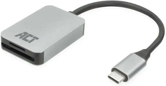 Act Ac7056 Sd Micro Sd Card Reader Sdxc Usb-c
