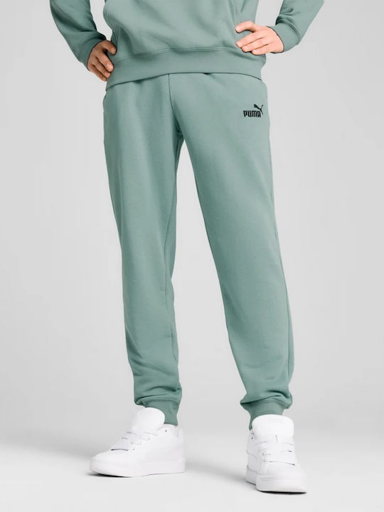 PUMA Soccer Sweatpants Trousers with Elastic Green