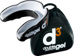 D3 Apărătoare Bucală cu Dublu Strat de Gel pentru Protecția Sportivilor 12+ Ani Negru Alb D3 Apărătoare Bucală cu Dublu Strat de Gel pentru Protecția Sportivilor 12+ Ani Negru Alb