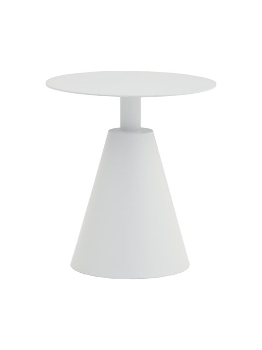 Tisch für kleine Außenbereiche Stabil Sera White 50x50x56cm