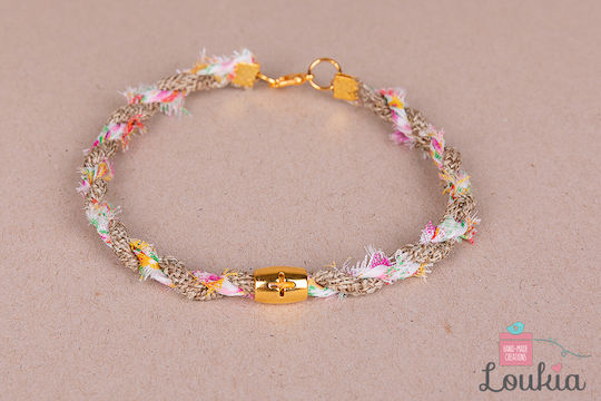 Loukia Multicolour Christening Charm Bracelet 50 Pieces