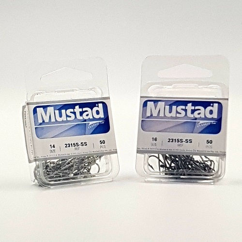 Mustad Haken 2315s-ss Longline Inox Nr. 14 50 Stück