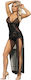 Sexy Baby Doll+string Black