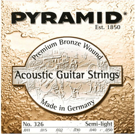 Pyramid Einstellen Bronze Akustikgitarrensaiten 11 - 50"