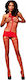 Roter Bodystocking