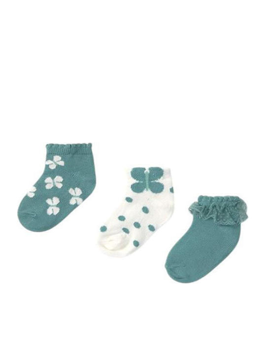 Mayoral Kids' Socks Emerald 3 Pairs