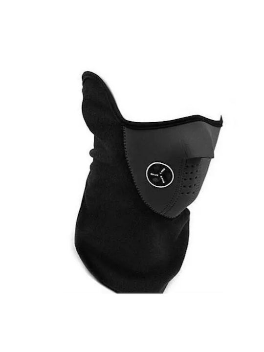 Half Face Motorcycle Rider Black Color