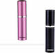 Travel Perfume Bottle Set Tecos Refillable Black Pink Color 10ml Ideal Travel Decanting 2 Bottles