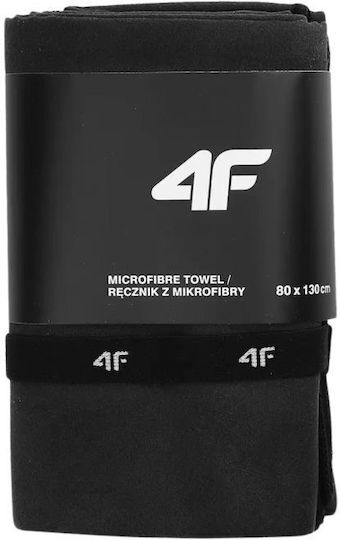4F Microfiber Towel Body Black 80x130cm