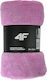 4F Πετσέτα Microfiber Σώματος Ροζ 130x80εκ.