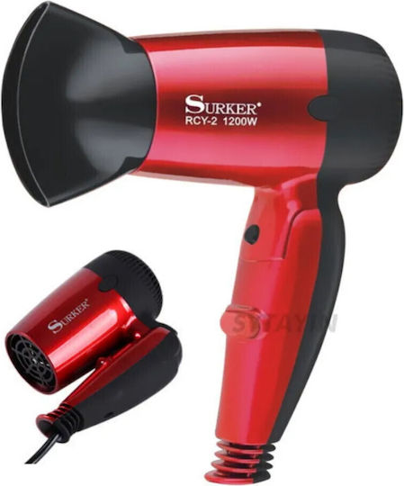 Surker Πιστολάκι Μαλλιών Ταξιδίου 1200w Rcy-2