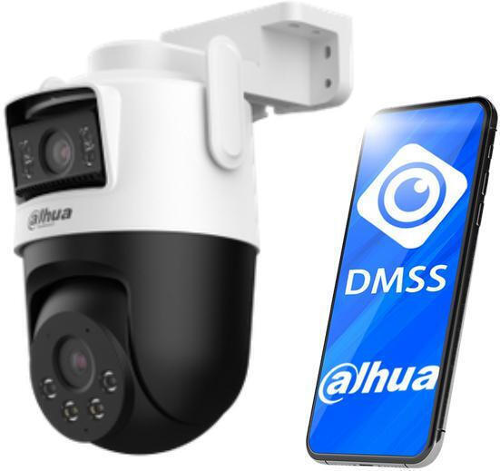 Dahua IP Dual Κάμερα Παρακολούθησης Wi-Fi Full HD+ 5MP Αδιάβροχη με Αμφίδρομη Επικοινωνία και Φακό 3.6mm (P5D-5F-PV-0280B/600B)