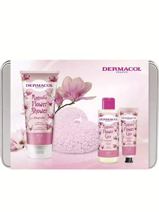 Dermacol Magnolia Flower Care Σετ Περιποίησης για Ενυδάτωση & Καθαρισμό Σώματος